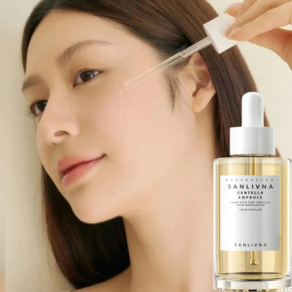 Madagascar Centella Asiatica Ampoule Facial Serum , Prone and Sensitive Skin  Moisturizing Skin Firming Korean Glass Skin car