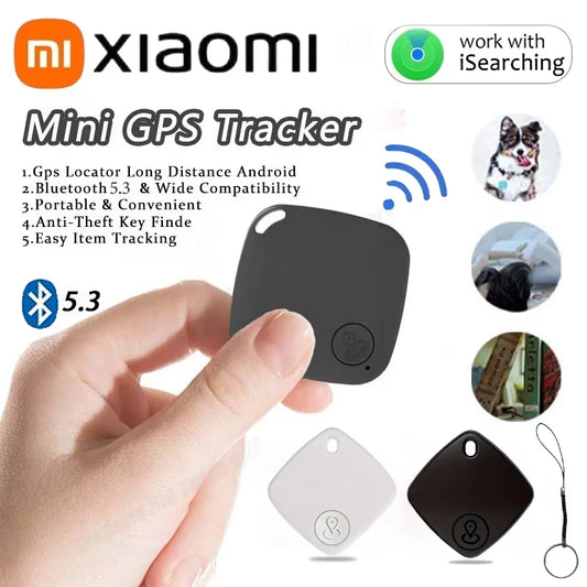 Xiaomi Mini GPS Tracker System Find My App Air Tag Smart Bluetooth Locator Child Finder Bag Anti-Loss Pets Collar With Tracker