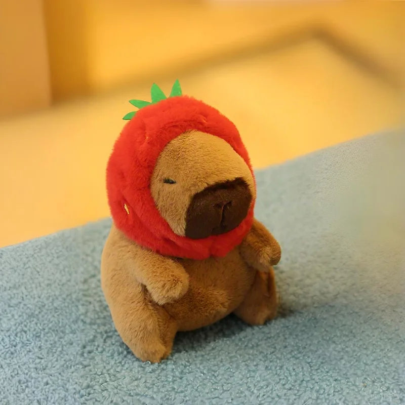 25/35cm Capybara Plush Toys Cartoon Sport Theme Basketball Football Capybara Stuffed Dolls Soft Pillow Room Decor Birthday Gifts