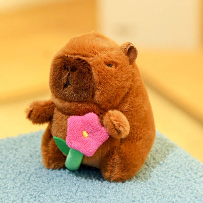 25/35cm Capybara Plush Toys Cartoon Sport Theme Basketball Football Capybara Stuffed Dolls Soft Pillow Room Decor Birthday Gifts