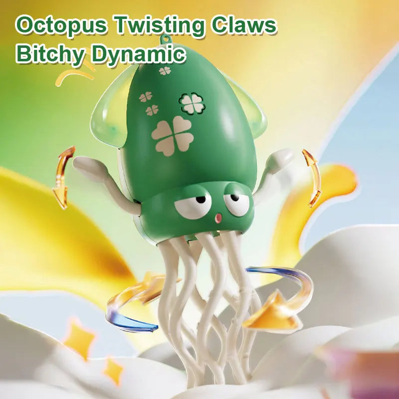 1Pc funny Dancing Octopus toy Crawling Auto-sensing Avoiding Obstacles Electronic Pet With Music Light Kids Christmas Gifts
