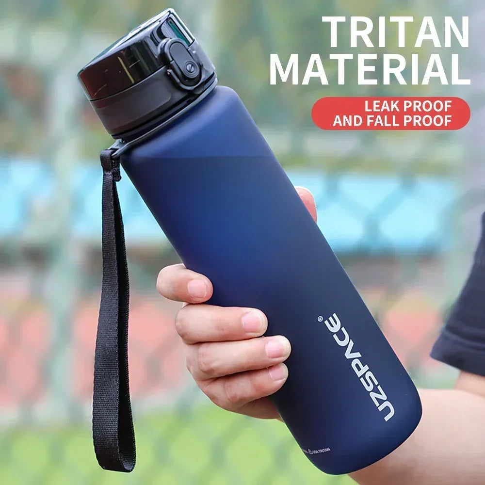 350ML Sports Water Bottle Shaker Outdoor Travel Portable Leakproof Drinkware Tritan Plastic Drink Bottle BPA Free