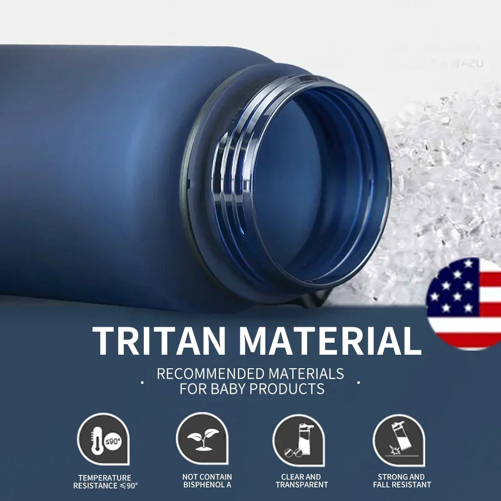 350ML Sports Water Bottle Shaker Outdoor Travel Portable Leakproof Drinkware Tritan Plastic Drink Bottle BPA Free