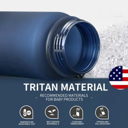 350ML Sports Water Bottle Shaker Outdoor Travel Portable Leakproof Drinkware Tritan Plastic Drink Bottle BPA Free