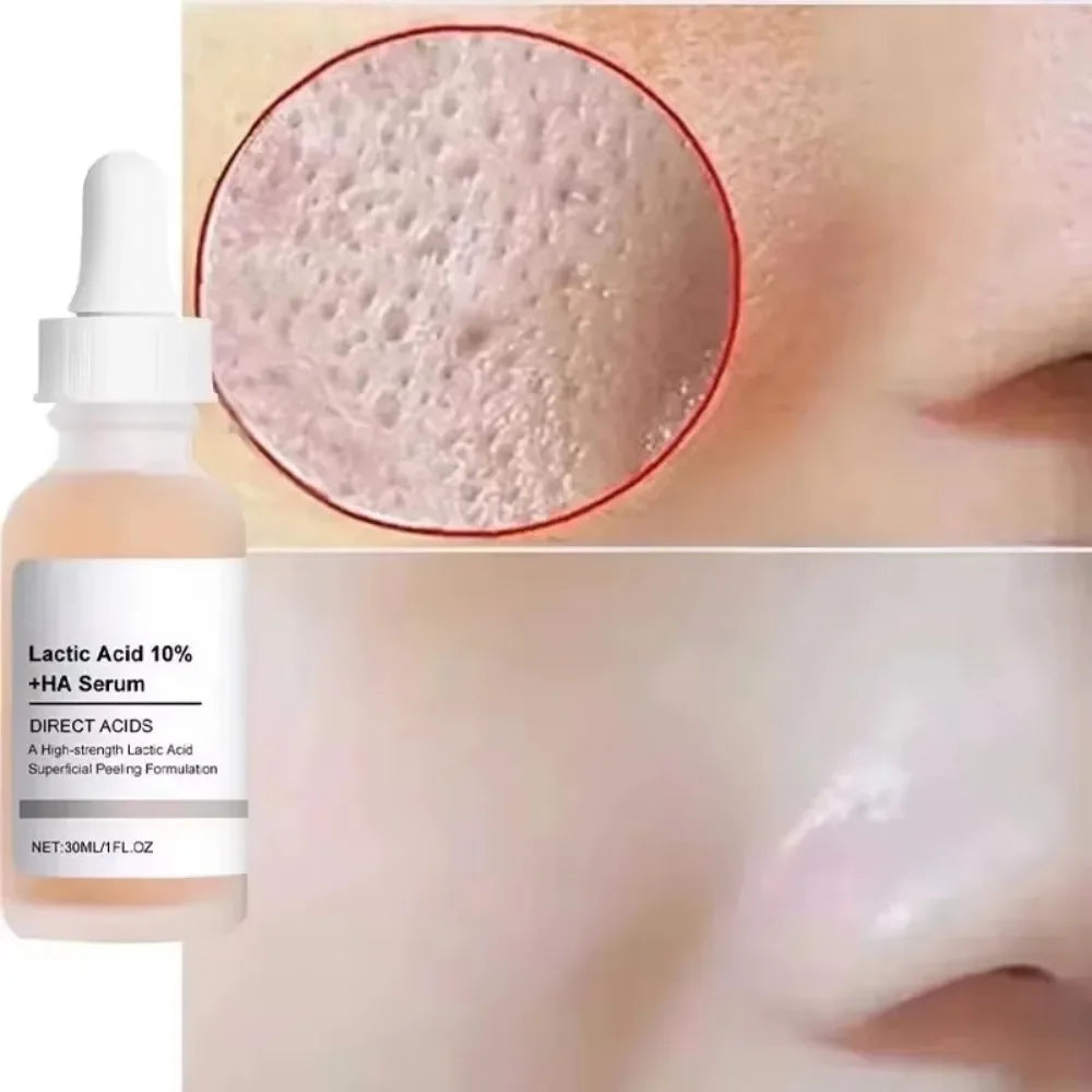 Lactic Acid Large Pores Removal Serum Pore Shrinking Minimizing Essence Moisturizing Firming Smooth Repair Korean Skin Care