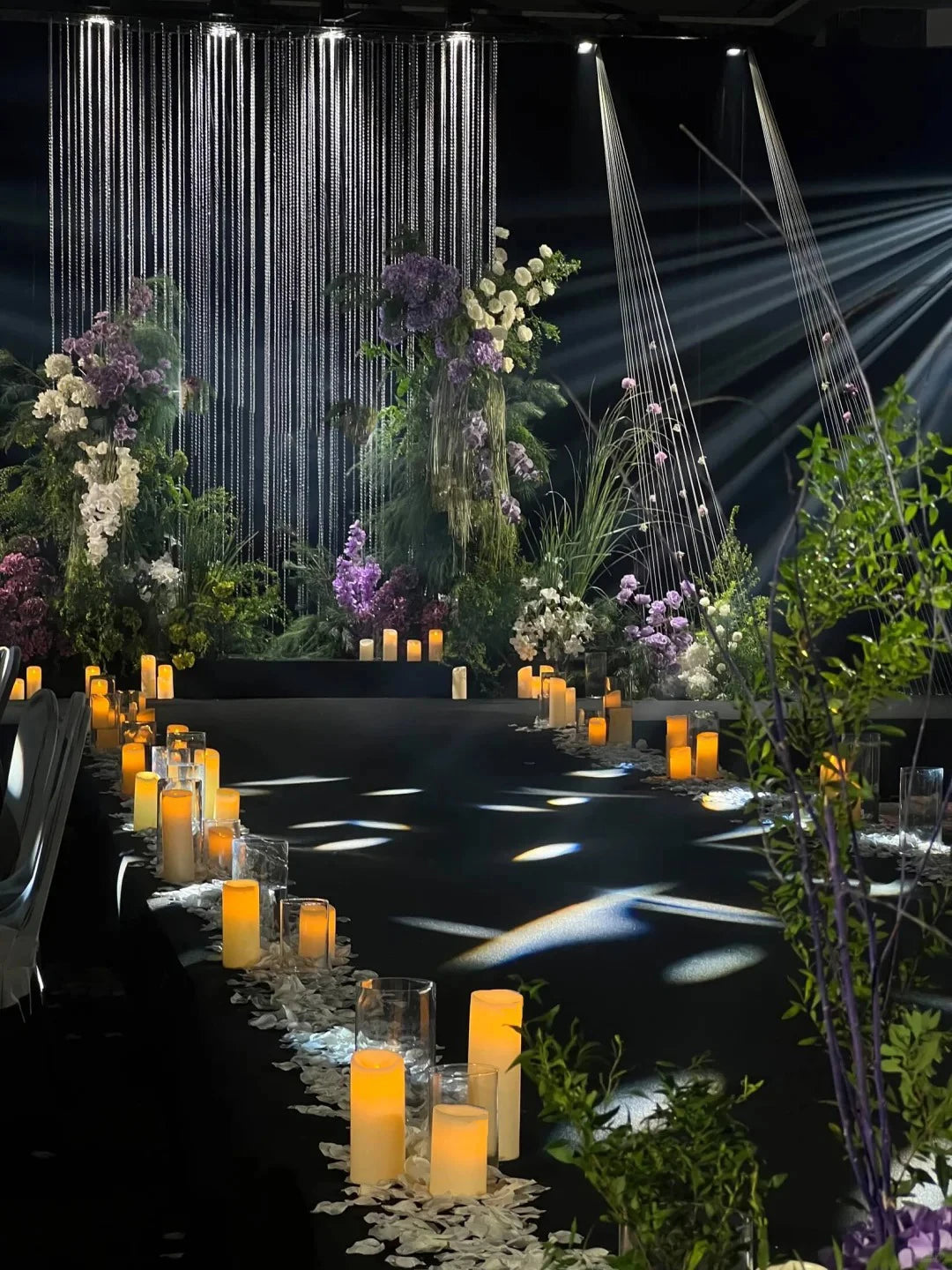 9-180PCS Flameless LED Candles for Wedding Artificial Candles LED Pillar Candle for Concert Decor Battery Powered with Remote