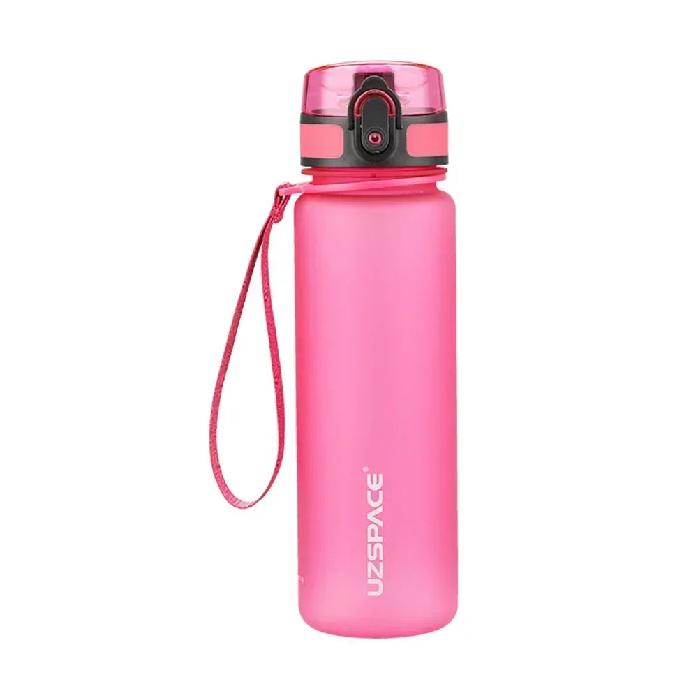 350ML Sports Water Bottle Shaker Outdoor Travel Portable Leakproof Drinkware Tritan Plastic Drink Bottle BPA Free