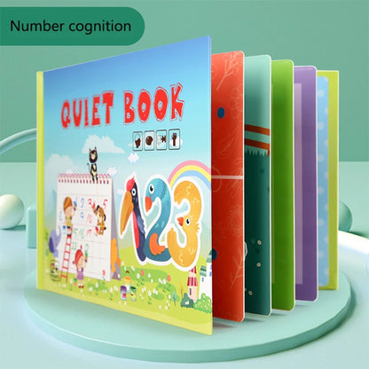 Quiet Busy Book Baby Montessori Material Toys Sticker Paste Matching Game Toddler Cognition Toy Book Kids Early Educational Toys