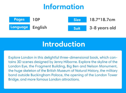 Kids Pop Up 3D Flap Picture English Books Fairy Tales Bedtime Reading Book Enlighten Learning Toys Children Gift Montessori