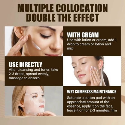 Lactic Acid Large Pores Removal Serum Pore Shrinking Minimizing Essence Moisturizing Firming Smooth Repair Korean Skin Care