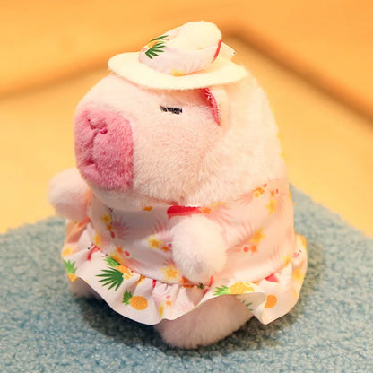 25/35cm Capybara Plush Toys Cartoon Sport Theme Basketball Football Capybara Stuffed Dolls Soft Pillow Room Decor Birthday Gifts