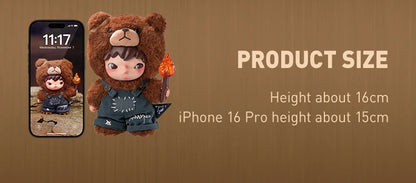 POP MART Hirono Living Wild-Fight for Joy Plush Doll