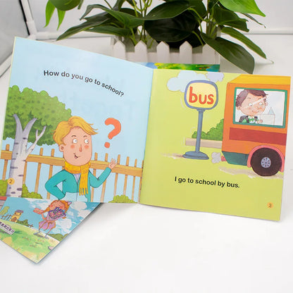 60pcs/Set Video Reading Children's English Early Learning Picture Book Storybook Enlightenment Cognitive Tale Bedtime Story