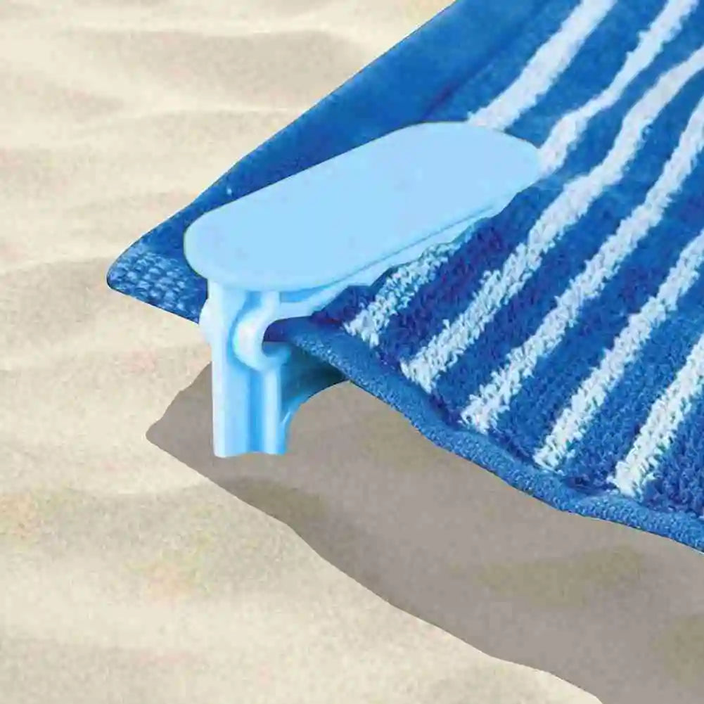 4/10Pcs/Set Beach Towel Clip Camping Mat Clip Outdoor Decorative Clothespins Sheet Holder Towel Clamp Clothes Pegs Tent Clips