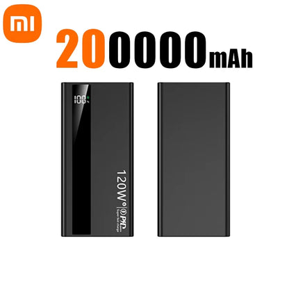 Xiaomi 500000mAh 120W Super Fast Charging High Capacity Power Bank External Battery Portable Battery Charger For iPhone Samsung