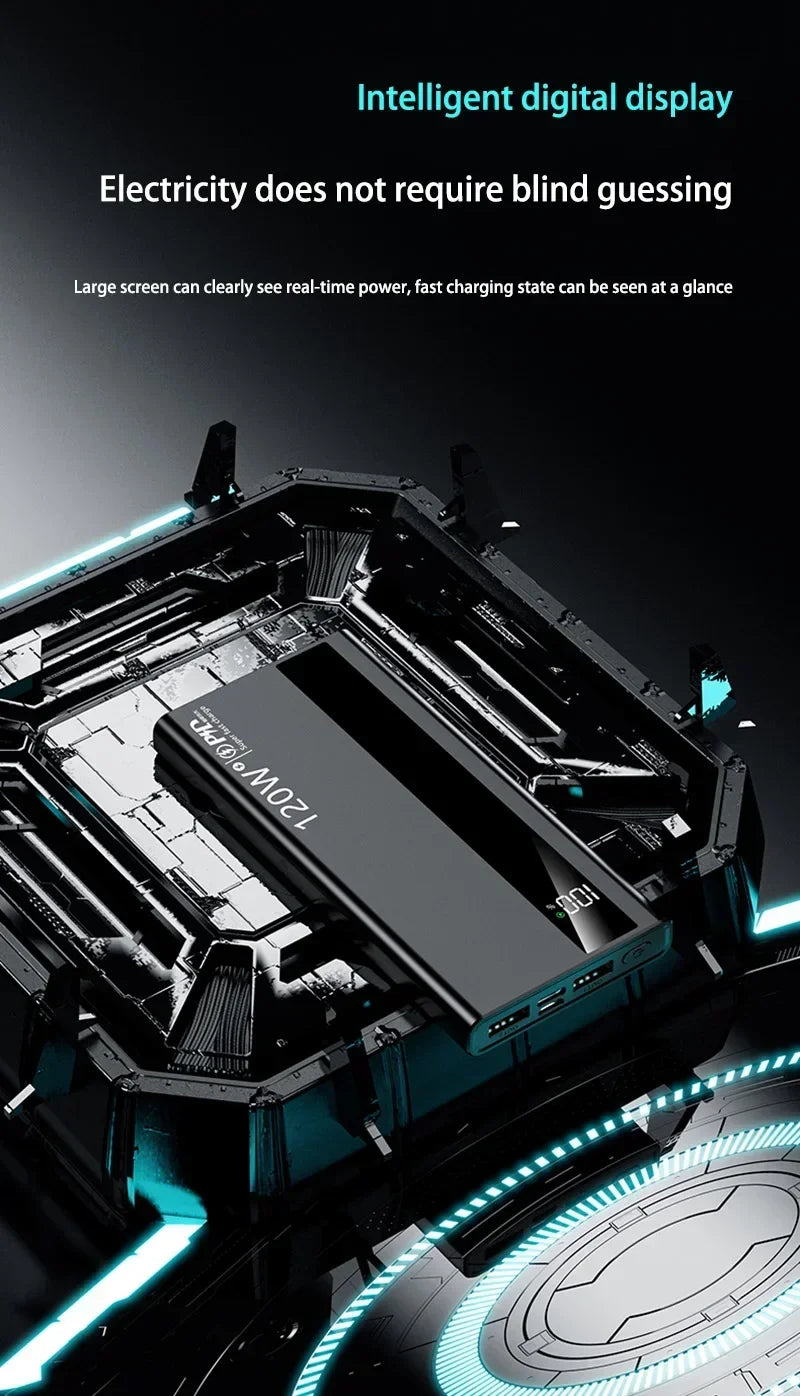 Xiaomi 500000mAh 120W Super Fast Charging High Capacity Power Bank External Battery Portable Battery Charger For iPhone Samsung