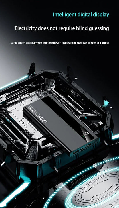 Xiaomi 500000mAh 120W Super Fast Charging High Capacity Power Bank External Battery Portable Battery Charger For iPhone Samsung