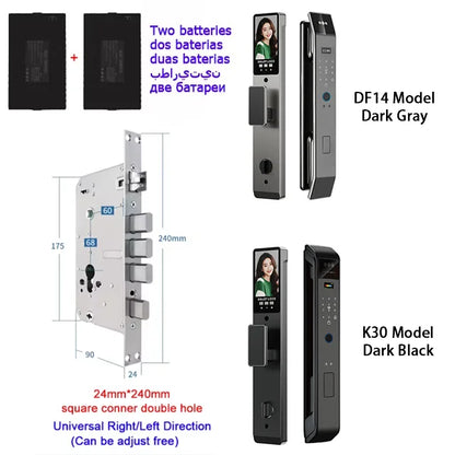 Smart Lock Face Recognition, Fingerprint & Password