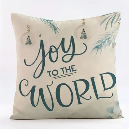 Christmas Decoration Christmas Cushion Cover Pillowcase For Home Xmas Tree Snowman Printed Pillow Case 2026 New Year Ornament