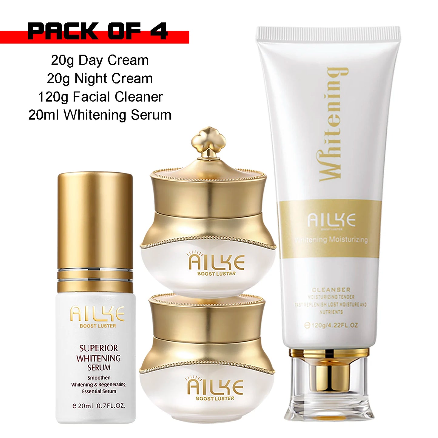 AILKE Anti-Aging Wrinkle Whitening Skin Care Face Cream With Collagen Rose Moisturizing Brightening Women Facial Korean Cosmetic
