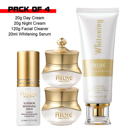 AILKE Anti-Aging Wrinkle Whitening Skin Care Face Cream With Collagen Rose Moisturizing Brightening Women Facial Korean Cosmetic