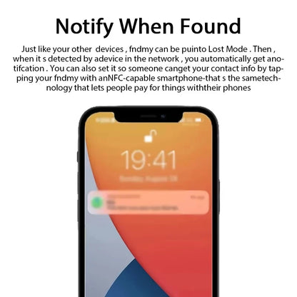 Xiaomi Mini GPS Tracker System Find My App Air Tag Smart Bluetooth Locator Child Finder Bag Anti-Loss Pets Collar With Tracker